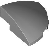 Light Bluish Gray Slope, Curved 3 x 3 Corner Round