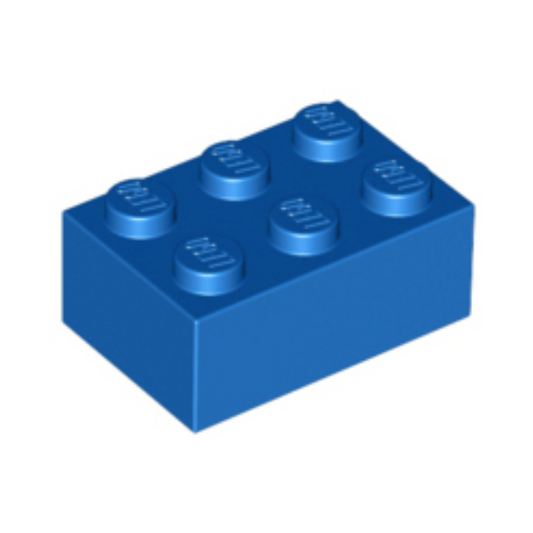 Blue Brick 2 x 3