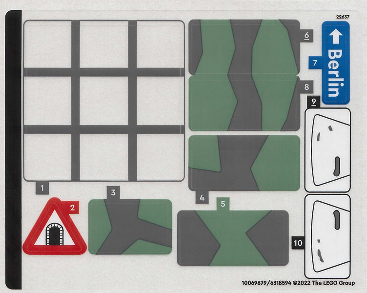 Sticker Sheet for Set 77012 - (10069879/6318594)