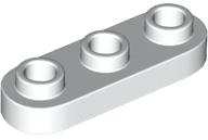 White Plate, Round 1 x 3 with Open Studs