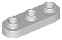 Light Bluish Gray Plate, Round 1 x 3 with Open Studs