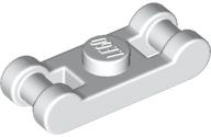 White Plate, Modified 1 x 1 with Bar Handles on Ends