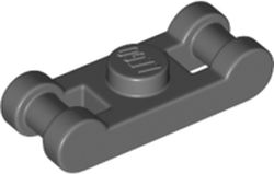 Dark Bluish Gray Plate, Modified 1 x 1 with Bar Handles on Ends