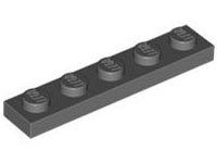 Dark Bluish Gray Plate 1 x 5