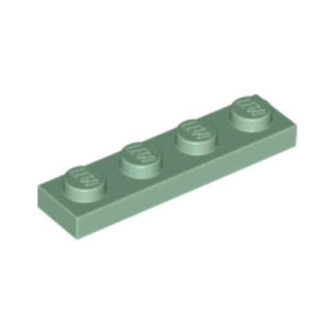 Sand Green Plate 1 x 4