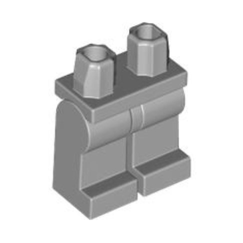 Light Bluish Gray Hips and Legs Plain