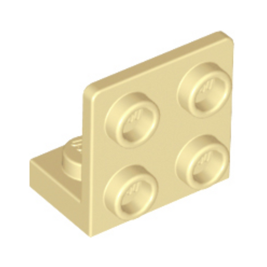 Tan Bracket 1 x 2 - 2 x 2 Inverted