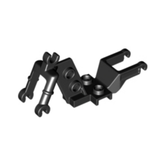 Black Motorcycle Chassis, Clip for Handle