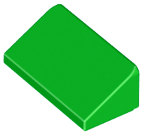 Bright Green Slope 30 1 x 2 x 2/3