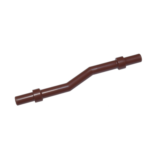 Reddish Brown Bar 6L with Stop Rings, Bent