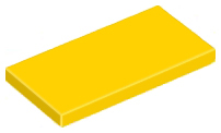 Yellow Tile 2 x 4