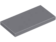 Dark Bluish Gray Tile 2 x 4