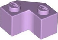 Lavender Brick, Modified Facet 2 x 2