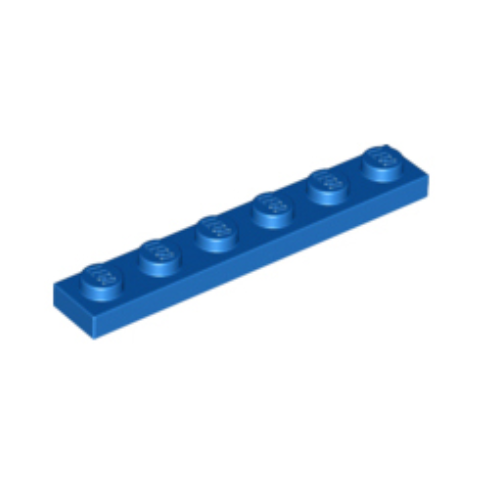 Blue Plate 1 x 6