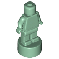 Sand Green Minifigure, Utensil Statuette / Trophy - 90398