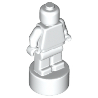 White Minifigure, Utensil Statuette / Trophy - 90398