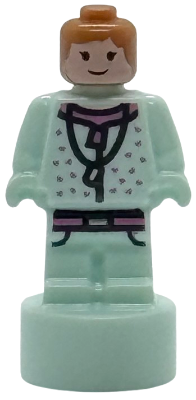 Lavender Brown Statuette / Trophy - 90398pb062