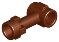 Reddish Brown Bar   1L with Top Stud and 2 Side Studs (Connector Perpendicular)