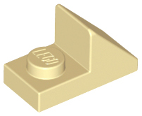 Tan Slope 45 2 x 1 with 2/3 Cutout