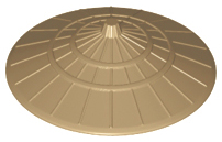 Dark Tan Minifigure, Headgear Hat, Conical Asian