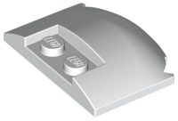 White Wedge 3 x 4 x 2/3 Triple Curved