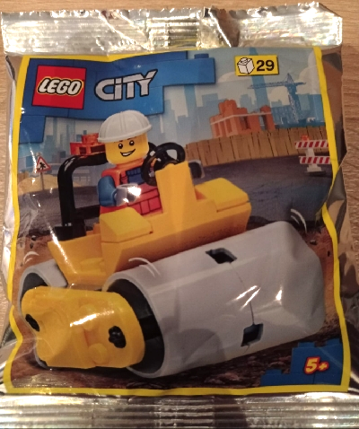 952210 Worker with Road Roller foil pack