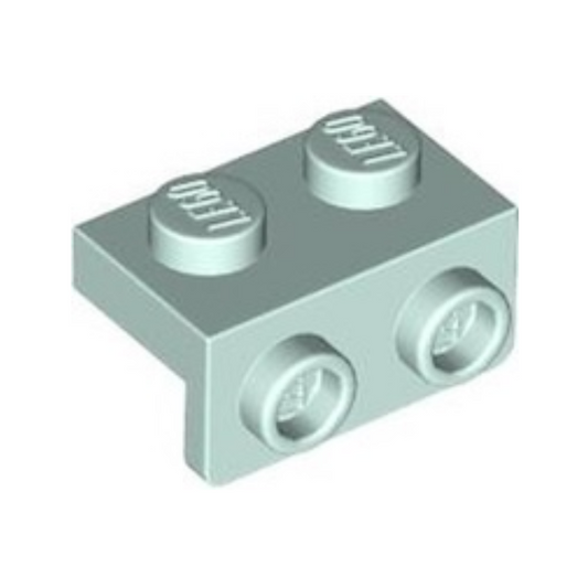 Light Aqua Bracket 1 x 2 - 1 x 2