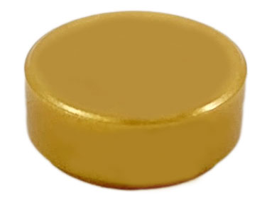 Pearl Gold Tile, Round 1 x 1