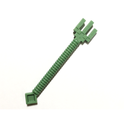 Sand Green Minifigure, Weapon Trident Pixelated (Minecraft)