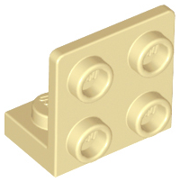 Tan Bracket 1 x 2 - 2 x 2 Inverted