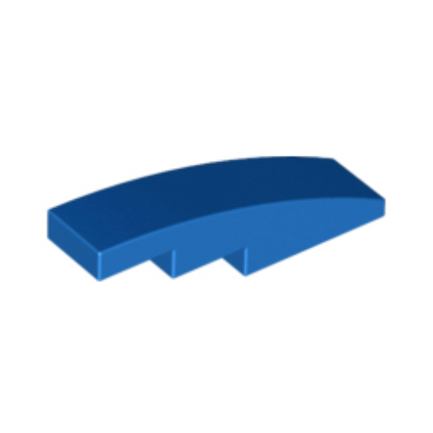 Blue Slope, Curved 4 x 1