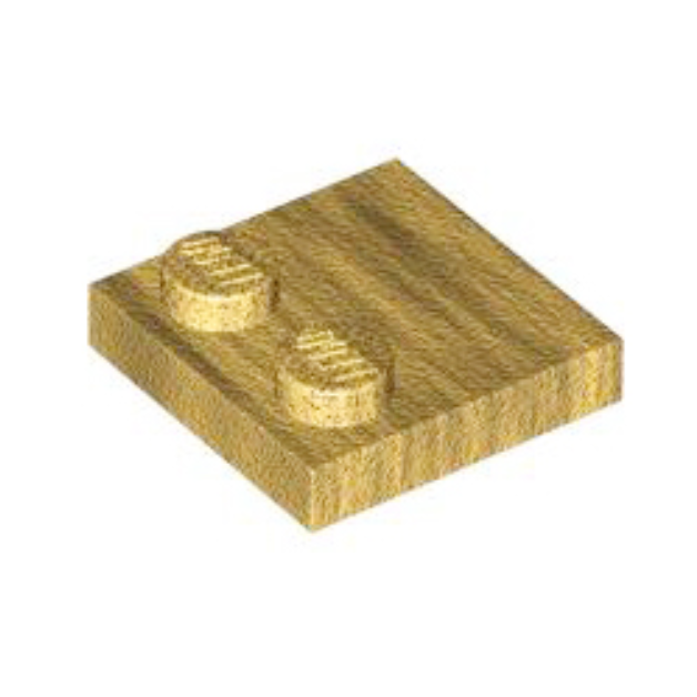 Pearl Gold Tile, Modified 2 x 2 with Studs on Edge