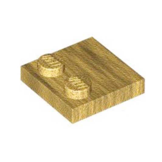 Pearl Gold Tile, Modified 2 x 2 with Studs on Edge