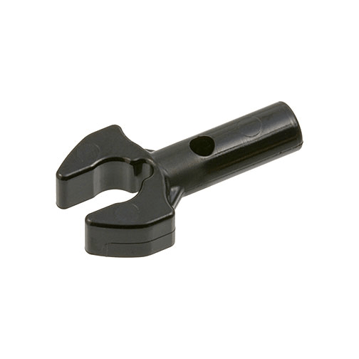 Black Bar 1L with Clip Mechanical Claw - Cut Edges and Hole on Side