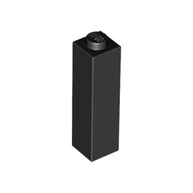 Black Brick 1 x 1 x 3