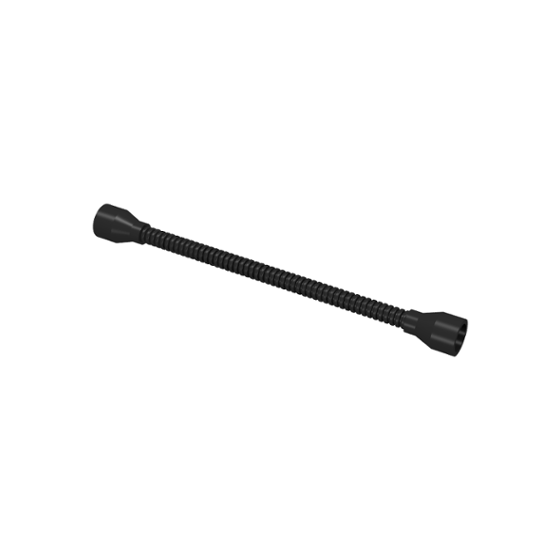 Black Hose, Flexible 8.5L with Same Color Tabless Ends Fixed