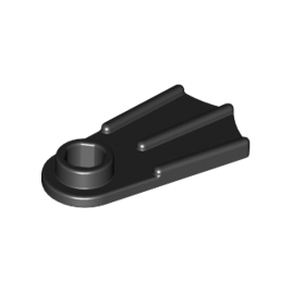 Black Minifigure Footgear Flipper