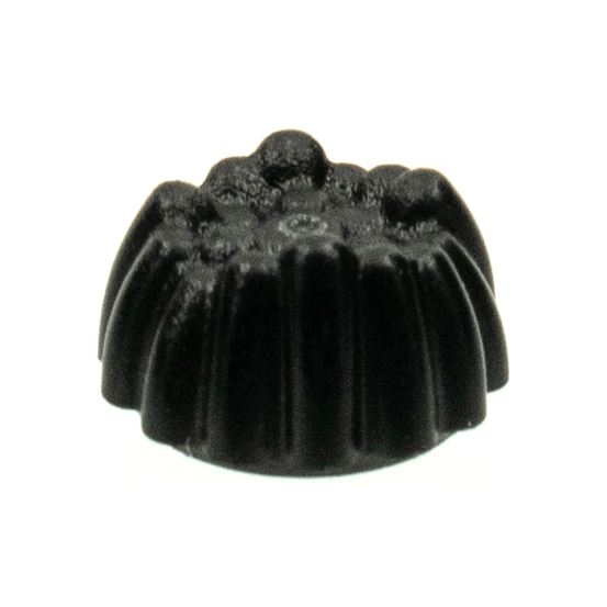 Black Minifigure, Hair Small Stud Size Spiky Tuft