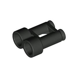 Black Minifigure, Utensil Binoculars Town