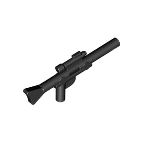 Black Minifigure, Weapon Gun, Blaster SW Long