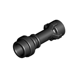 Black Minifigure, Weapon Lightsaber Hilt Straight