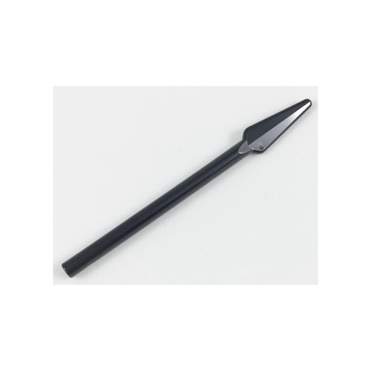 Black Minifigure, Weapon Pike / Spear - Handle with Flat End