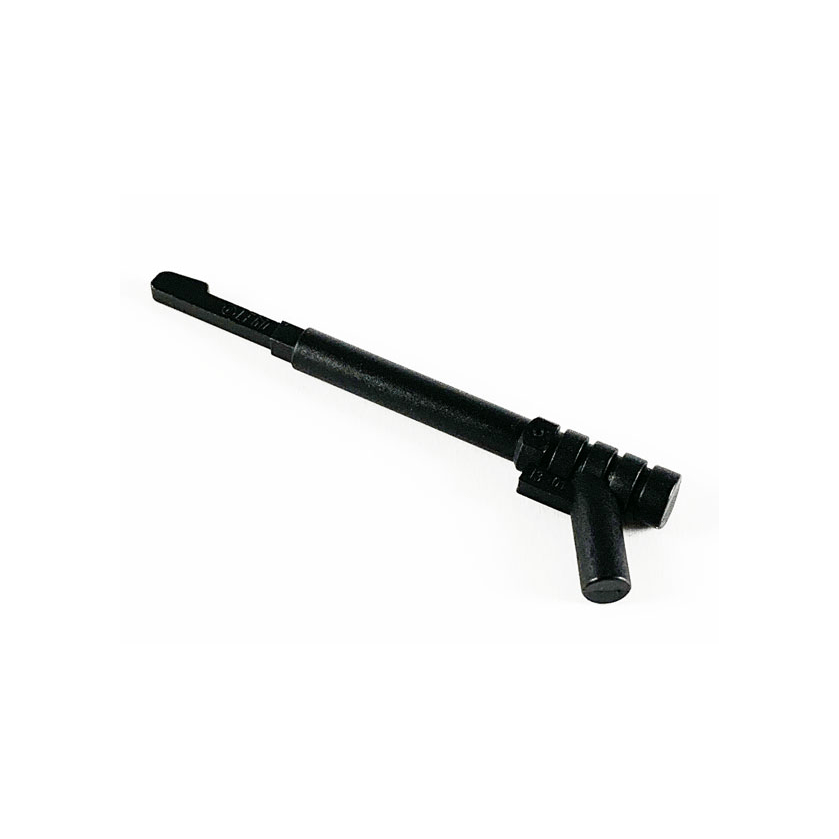 Black Minifigure, Weapon Spear Gun with Squared Trigger and Thick Spear Base
