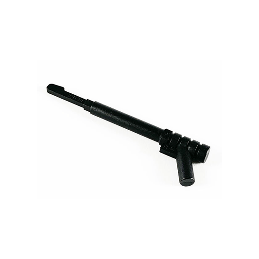Black Minifigure, Weapon Spear Gun with Squared Trigger and Thick Spear Base