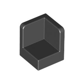 Black Panel 1 x 1 x 1 Corner