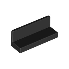 Black Panel 1 x 3 x 1