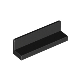 Black Panel 1 x 4 x 1