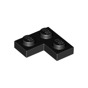 Black Plate 2 x 2 Corner