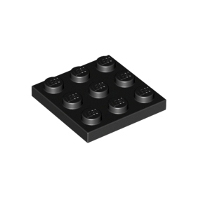 Black Plate 3 x 3