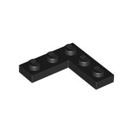 Black Plate 3 x 3 Corner